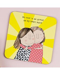 Rosie Made a Thing - Best Mate Coaster